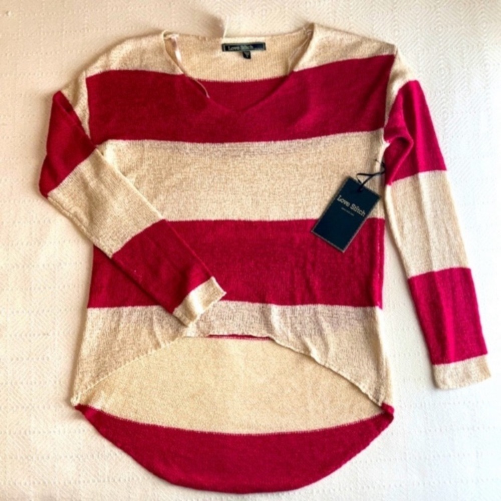 Love Stitch NWT Striped Sweater S